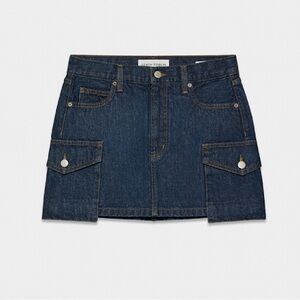Aritzia Denim Forum The '90s Cargo Mini Denim Skirt